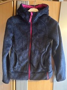Polar bluza granatowa z kapturem dla dziewczynki roz 131-140 cm 8-9 lat