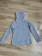 4F damska bluza polar komin stójka XL L 40 M szary melanż