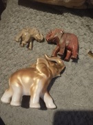 Trzy figurki słonie 