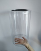 Terrarium z wentylacją - duża tuba hodowlana 21x35cm - 2szt. jedna wysyłka