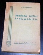 Obróbka metali skrawaniem W. M. Goriełow 