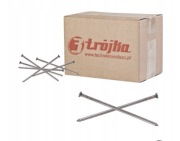 Gwoździe budowlane 80mm 3x80 3 cale czarne gładkie 5 kg