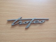 Emblemat Maserati Napis Trofeo Quattroporte V Ghibli Levante Chrom