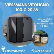 Piec na pellet VIESSMANN VITOLIGNO 100-C 20kW + MONTAŻ