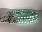 Obroża z pereł potrójna, różne kolory i zapięcia