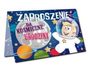 Zaproszenia urodzinowe dziecięce KOPERTA GRATIS
