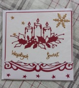 Kartka świąteczna bożonarodzeniowa 