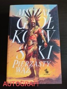 Autograf!!! Pierzasty Wąż, Michał Gołkowski, Świat we krwi tom 1