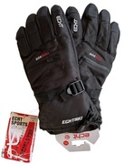 Rękawiczki Narciarskie Męskie Zimowe XL Rękawice Ocieplane Wodoodporne ECHT