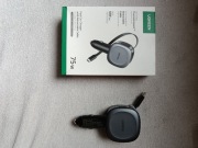 Szybka Ładowarka Samochodowa UGREEN 75W | Zwijany Kabel USB-C | PD