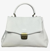 CHEVAL FIRENZE Aurora torebka teczka damska skóra naturalna biała nowa