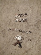 Znaczek napisy Peugeot 3008 tył tylne