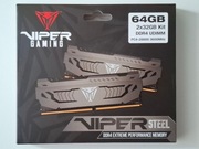 Pamięć Patriot Viper Steel, DDR4, 64 GB, 3600MHz, CL18 (PVS464G360C8K)
