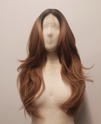 Peruka Długa Cieniowana  Blond z Odrostem 