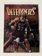 1997-98 TOPPS FINEST #192df22 HEAT Alonzo Mourning DEFENDERS coating