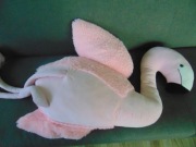 Ogromny różowy flaming 155cm pluszak maskotka Miś Gustaw