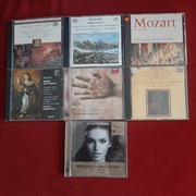 Mozart zestaw 7 CD Msze, Requiem, Vespers, Hogwood, Herreweghe.