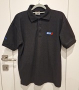 Polo polówka z krótkim rękawem czarna t-shirt S 164 cm 170 cm SPORTEX