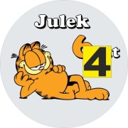 Pan Opłatek na tort - GARFIELD KOT