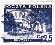 PIŃSK. Znaczek Fi 284I. Kasowany obiegowo..