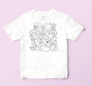 Koszulka do kolorowania UNICORN Wstążka r134