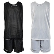 Komplet sportowy chłopca dziecinny Givova Double dwustronny czarny XXXS 146