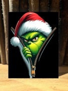 Grinch. Grinch świąt nie będzie. Metalowy obraz