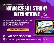Nowoczesne Strony Internetowe WWW | Strona WordPress + Opieka | Informatyk