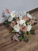 Kompozycja wiazanka stroik nagrobna obciazona 