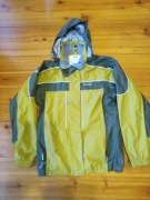 Kurtka damska jesienno-zimowa z odpinanym polarem, rozmiar L na 170cm. 