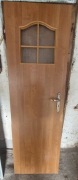 Drzwi lewe  maly witraż 60 