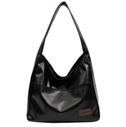 black shoulder bag