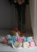 Bukiet ze świecy sojowej  prezent komunia wesele