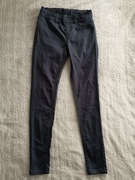 Szare bawełniane spodnie jegginsy tregginsy Janina 36 jak nowe