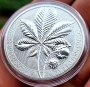 Srebrna moneta Germania Liść Kasztanowca 2021 1 uncja srebra Ag 9999
