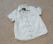 Koszula chłopięca H&M krótki rękaw rozm. 134