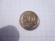 Polska moneta 20 gr groszy 2014