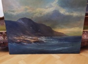 Obraz marynistyczny  autorstwa znanego gdyńskiego malarza Wł.Mazurka