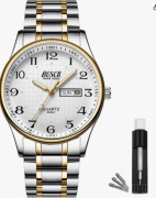 zegarek Bosck nowy nie otwierany pozłacany 