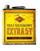 PUSZKA PRL BAŃKA PO OLEJU 5L OLEJ SILNIKOWY EXTRA 5-T CPN CZECHOWICE ŁADNA!