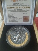 2 Srebrne monety Dedal i Ikar oraz Syzyf -  4 uncje srebra