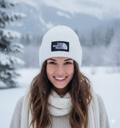 ZIMOWA WYPRZEDAŻ Czapka zimowa The North Face BIAŁA