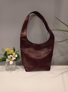 Modna torba damska ze skóry naturalnej hobo. Hand made!