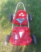 Stary samochodzik na pedały PRL 