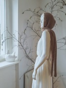 Balaclava, kaptur, chusta z alpaki_rękodzieło