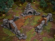 Warhammer Ruiny 1  budynek makieta druk 3D
