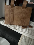 Skórzana torba w kolorze skóry