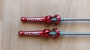 KCNC Skewer Tytan Zaciski Kół QR Ti 7075AL RED 42g