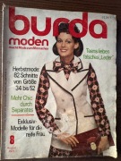 Burda Moden Sierpień 1971 magazyn mody wykroje wzory