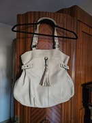 Skórzana Torebka Max Mara Beżowa